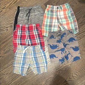 Jumping Beans Gray and Red Summer Shorts